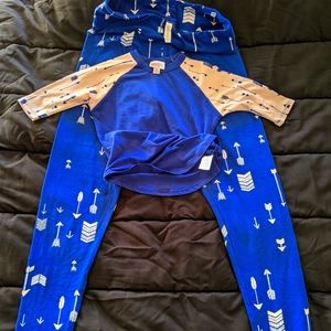 LuLaRoe Mommy&Me Sloan and leggings set